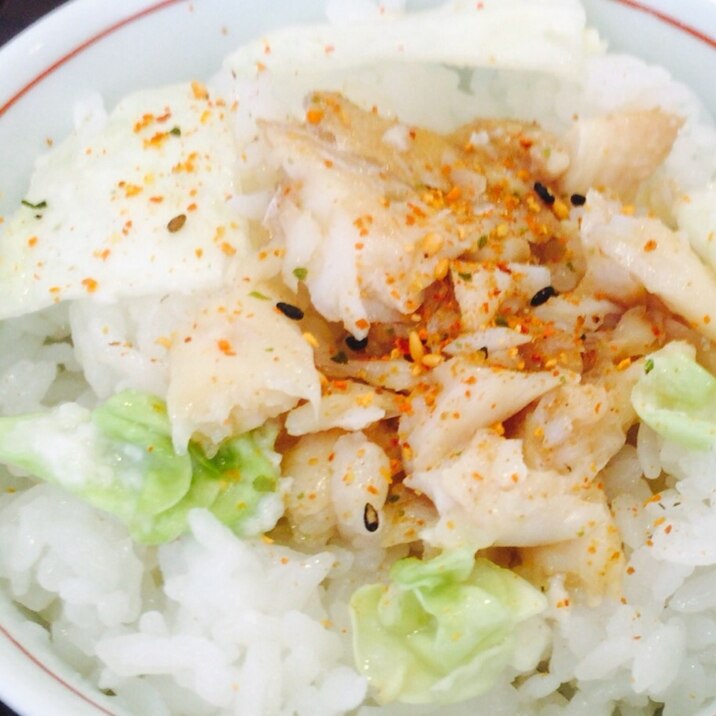 リメイク！ヨーグルトキャベツとカレイの煮付け丼